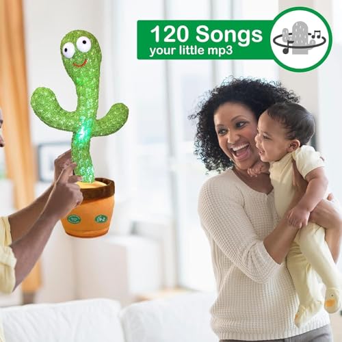 Storio Rechargeable Toys Talking Cactus Baby Toys for Kids.
