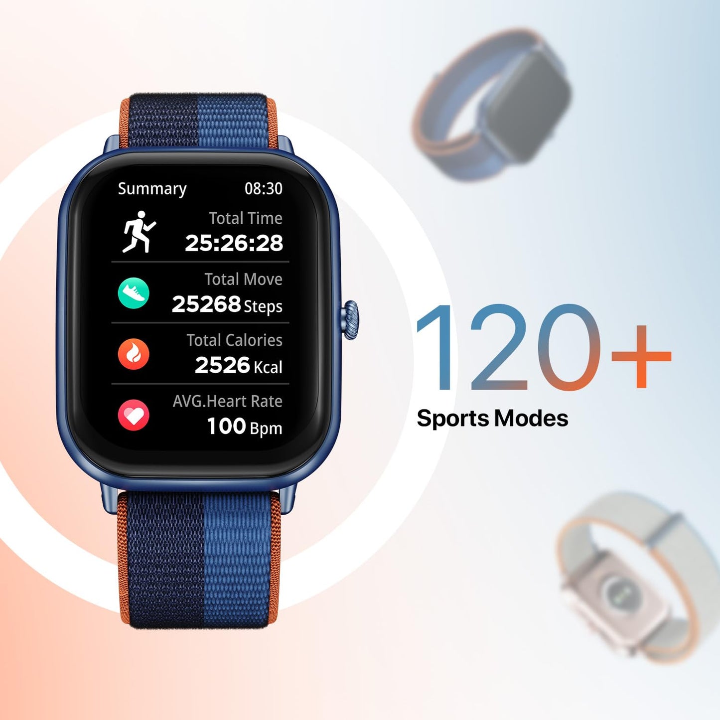 Fire-Boltt Ninja Call Pro Max Smart Watch 2.01 inch Display, Bluetooth Calling, 120+ Sports Modes, Health Suite, Voice Assistance (Grey)