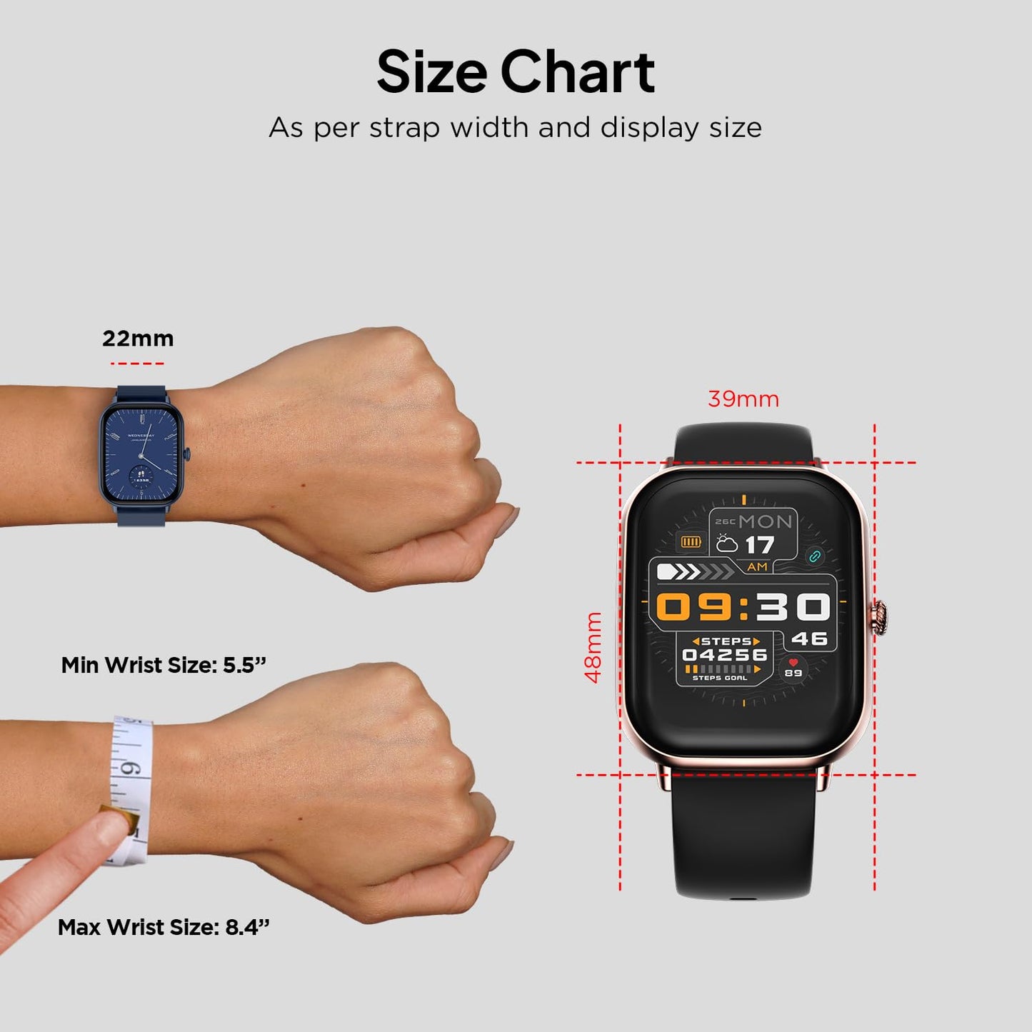 Fire-Boltt Ninja Call Pro Max Smart Watch 2.01 inch Display, Bluetooth Calling, 120+ Sports Modes, Health Suite, Voice Assistance (Grey)