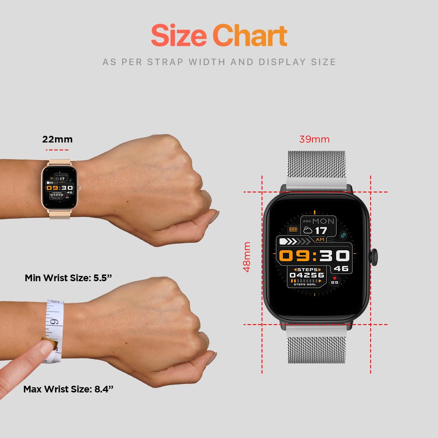 Fire-Boltt Ninja Call Pro Max Smart Watch 2.01 inch Display, Bluetooth Calling, 120+ Sports Modes, Health Suite, Voice Assistance (Grey)