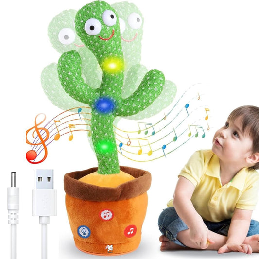 Storio Rechargeable Toys Talking Cactus Baby Toys for Kids.