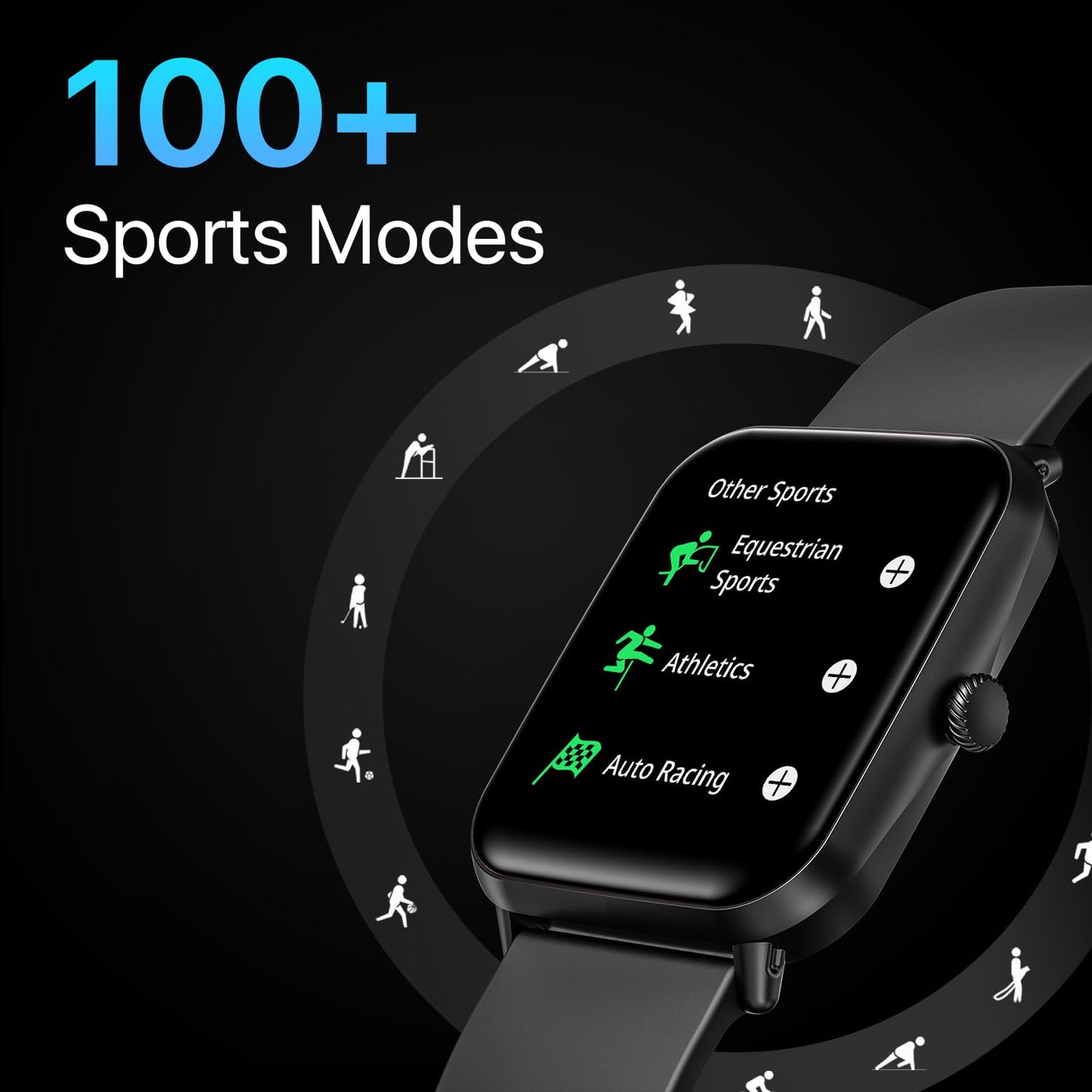 Fire-Boltt Ninja Call Pro Max Smart Watch 2.01 inch Display, Bluetooth Calling, 120+ Sports Modes, Health Suite, Voice Assistance (Grey)