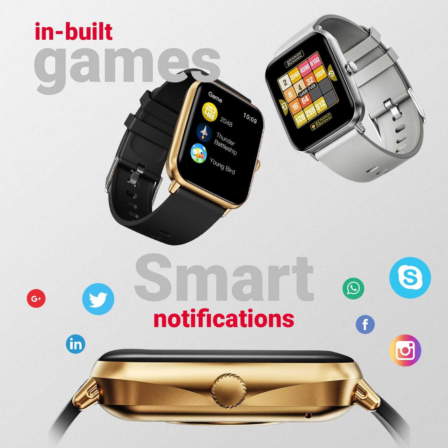 Fire-Boltt Ninja Call Pro Max Smart Watch 2.01 inch Display, Bluetooth Calling, 120+ Sports Modes, Health Suite, Voice Assistance (Grey)
