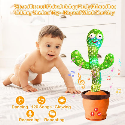 Storio Rechargeable Toys Talking Cactus Baby Toys for Kids.