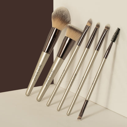Swiss Beauty Professional Face & Eye Brush Set of 6 with Synthetic Fibres