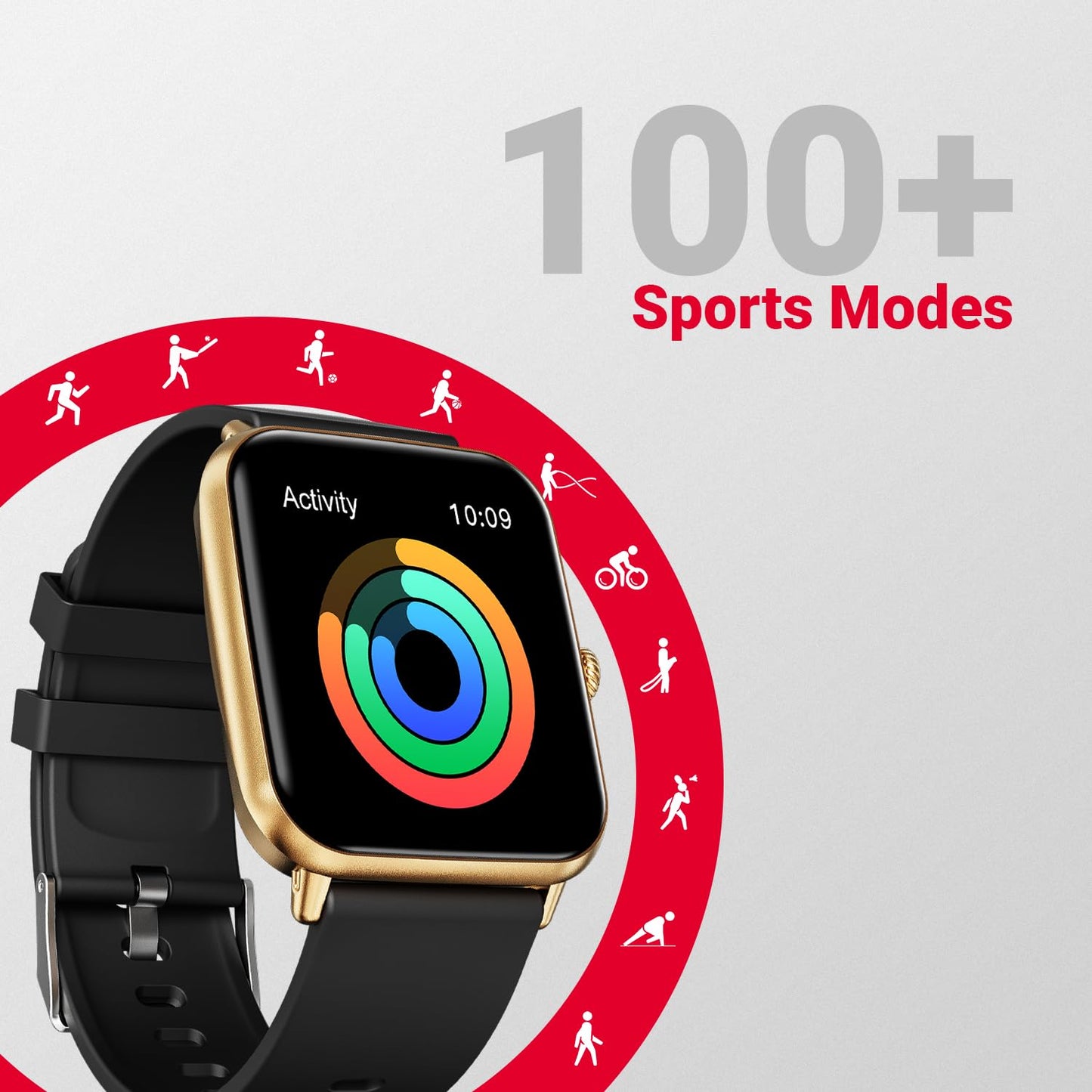 Fire-Boltt Ninja Call Pro Max Smart Watch 2.01 inch Display, Bluetooth Calling, 120+ Sports Modes, Health Suite, Voice Assistance (Grey)