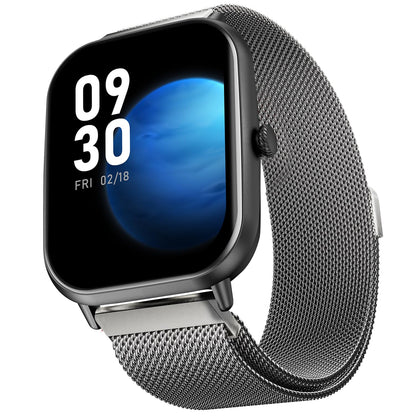 Fire-Boltt Ninja Call Pro Max Smart Watch 2.01 inch Display, Bluetooth Calling, 120+ Sports Modes, Health Suite, Voice Assistance (Grey)