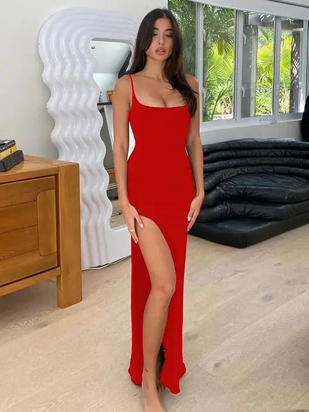 Women Bodycon Black Maxi/Full Length Dress