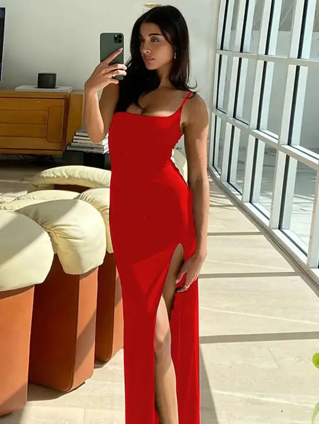 Women Bodycon Black Maxi/Full Length Dress