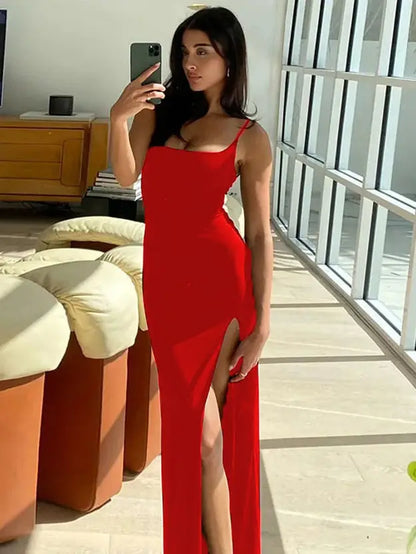 Women Bodycon Black Maxi/Full Length Dress